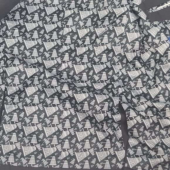 Doctor Who Charcoal Grey Dalek Sports Coat, Men's 40R - Picture 7 of 12